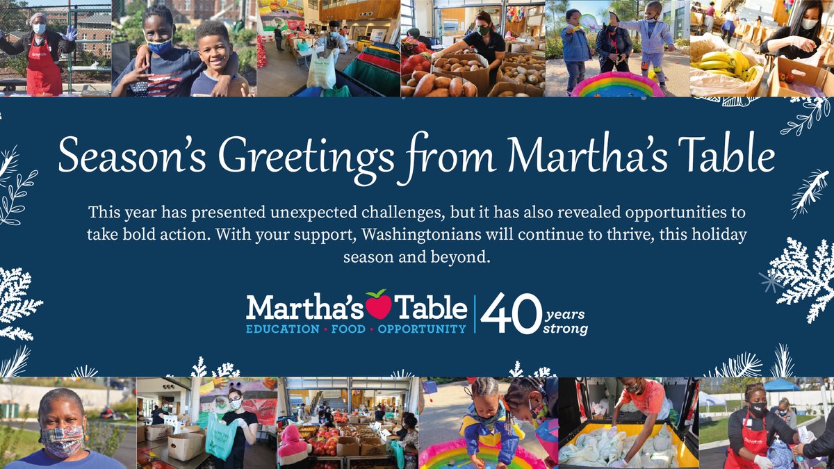 Martha's Table (@marthastableorg) on Twitter photo 