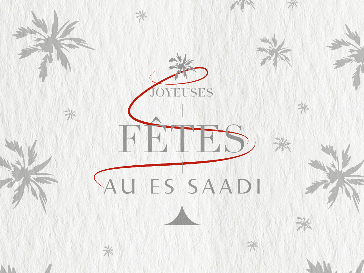 Toute l'équipe du Es Saadi Marrakech Resort vous souhaite de très belles fêtes de fin d'année ! ✨