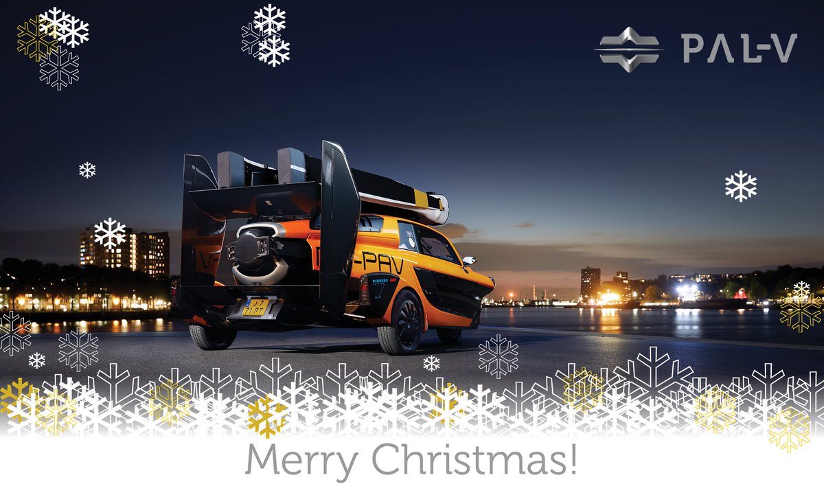 On behalf of the entire PAL-V team, we wish you a Merry Christmas! #palv #flyingcar #happyholidays