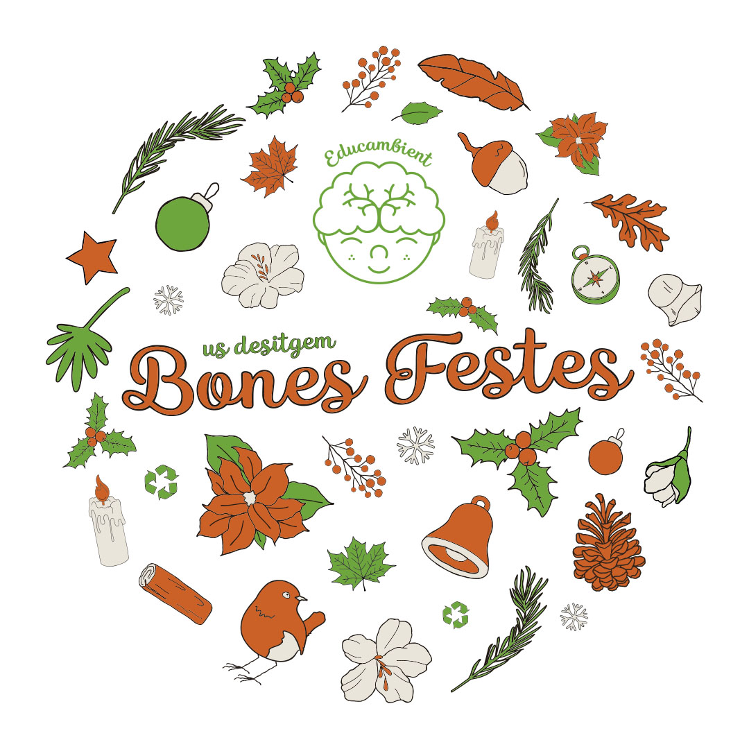 Educambient_'s tweet photo. Us volem desitjar unes molt bones festes!
Per aquestes festes regaleu natura, flora, fauna, experimentació, aire lliure, aventura, en definitiva, regaleu EDUCACIÓ AMBIENTAL per construir entre totes i tots un món més agradable i sostenible.
#educambient #Nadal2020 #BonesFestes https://t.co/KfEMx7GT3V
