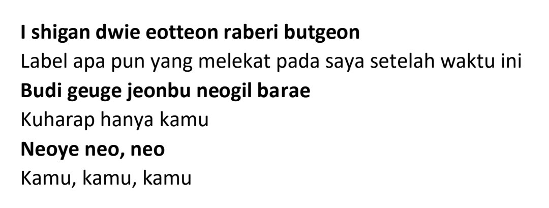 Di bagian ini RM berbicara tentang ‘label’ dan ‘botol memiliki label’. Dia membawa kembali istilah ‘botol atau penyakit’ yang juga dihubungkan dengan ‘stereotype’. Yang dipahami dari lirik ini adalah ‘bagaimanapun dunia melabelimu atau menaruhmu stereotype, jadilah diri sendiri’.