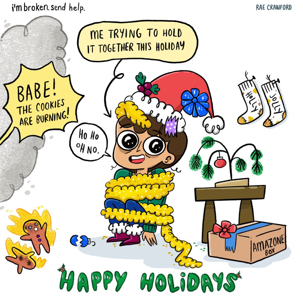 imbrokencomics's tweet photo. Ho! Ho! Oh no! 🥲 #imbrokencomics #christmas #holidaycomic
Credit @itsraecrawford /@imbrokencomics
Support me https://t.co/JsGRyMok97 https://t.co/SGBm47AV9C
