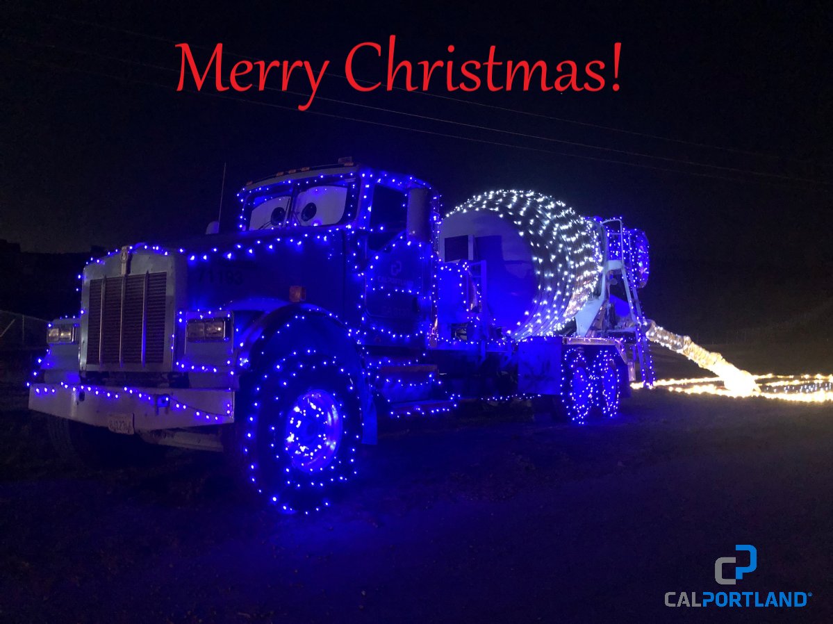 CalPortland's tweet photo. Warm wishes this holiday season! Have a safe and healthy Christmas! https://t.co/QFenHFzD4H
