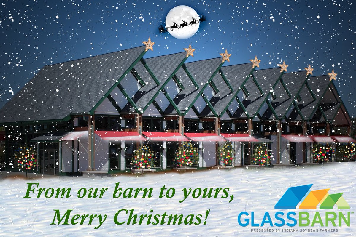 GlassBarn's tweet image. Merry Christmas from The Glass Barn!