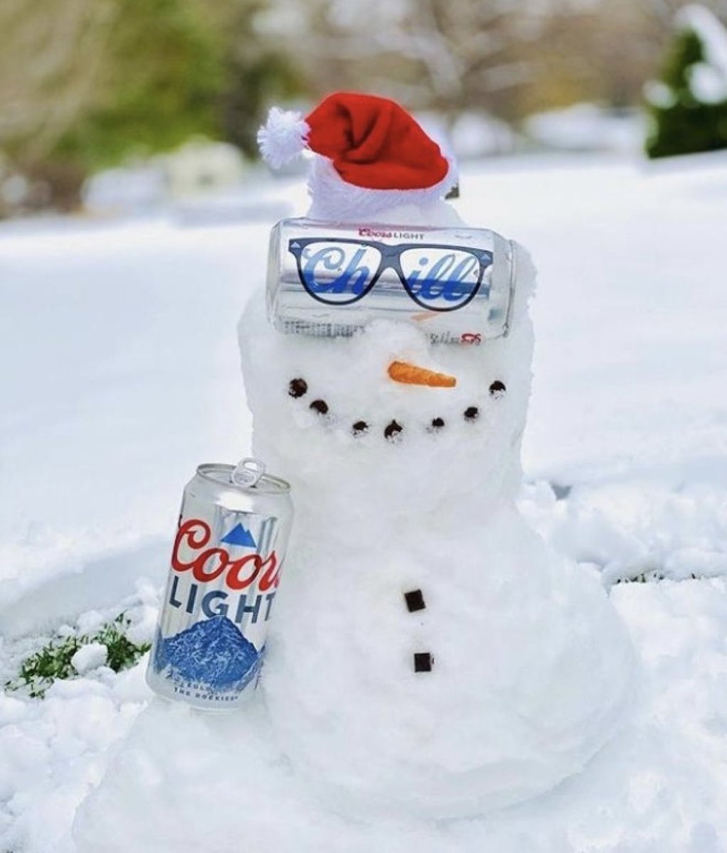 The snow flurries in the area have us feeling pretty chill! <a href="/CoorsLight/">Coors Light</a> #BeerMan was 💯 #MadetoChill!! 

We might not get quite this much snow but enjoy Mother Nature’s beer fridge!