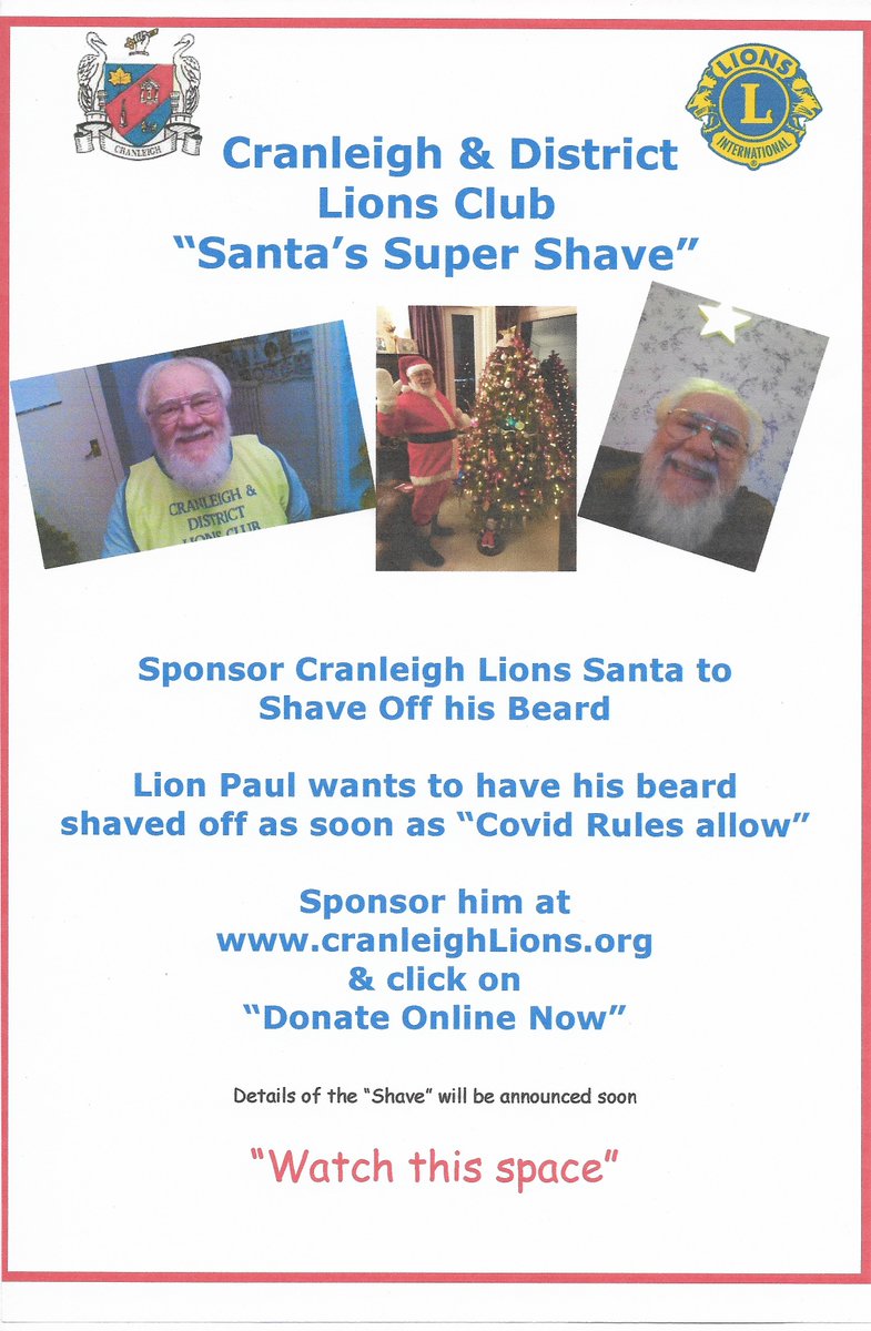Cranleigh Lions Club (@cranleighlions) on Twitter photo 