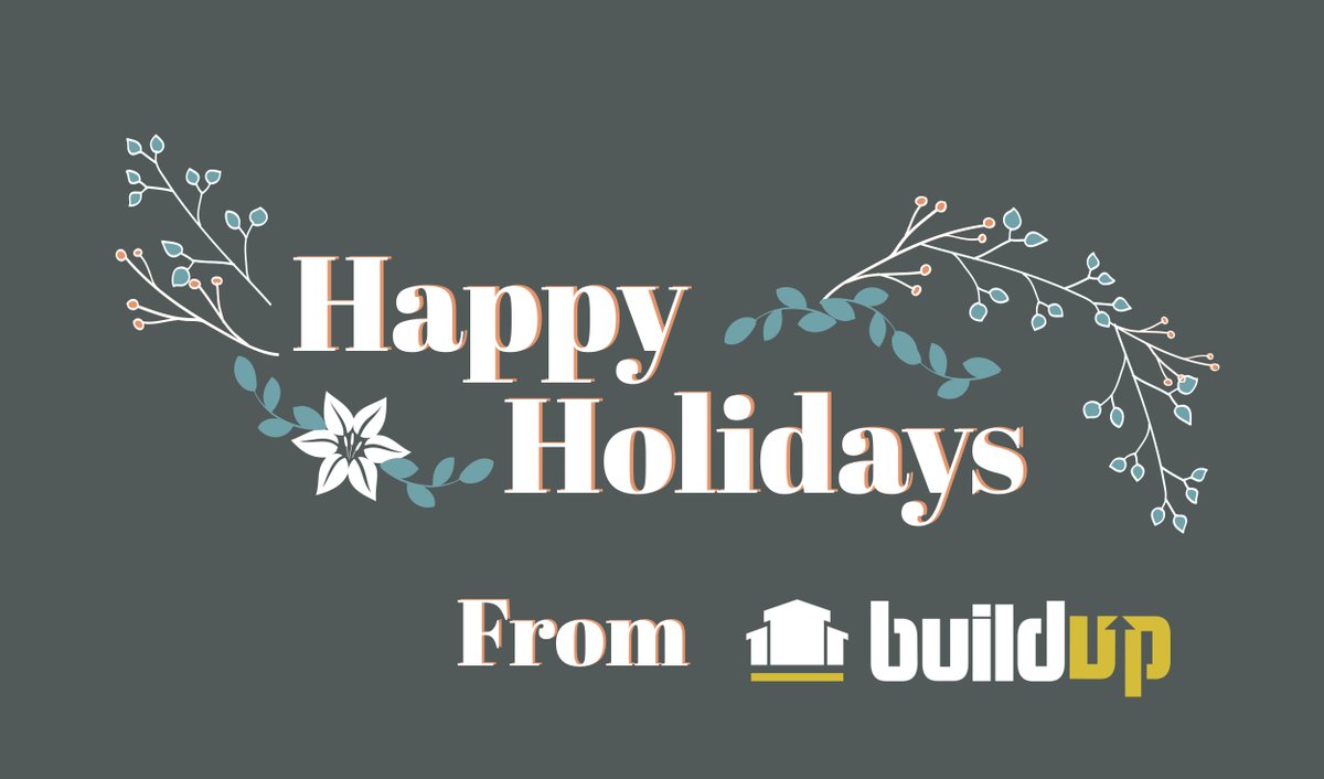 Buildup wishes you a safe and happy holiday!
