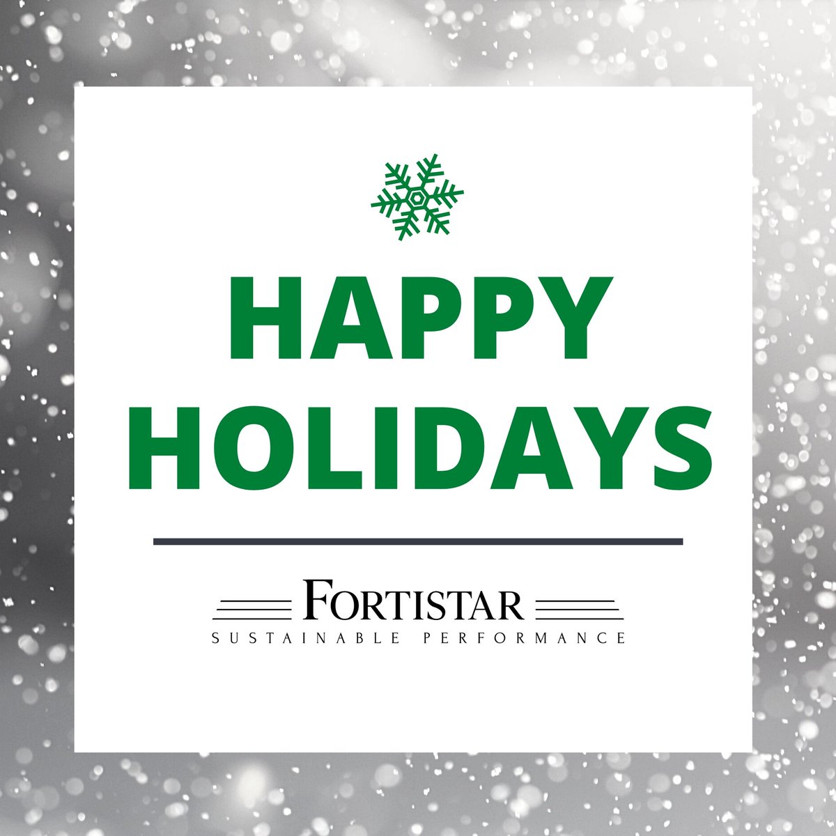 The Fortistar team is wishing you and your family a safe and happy holiday season. #HappyHolidays