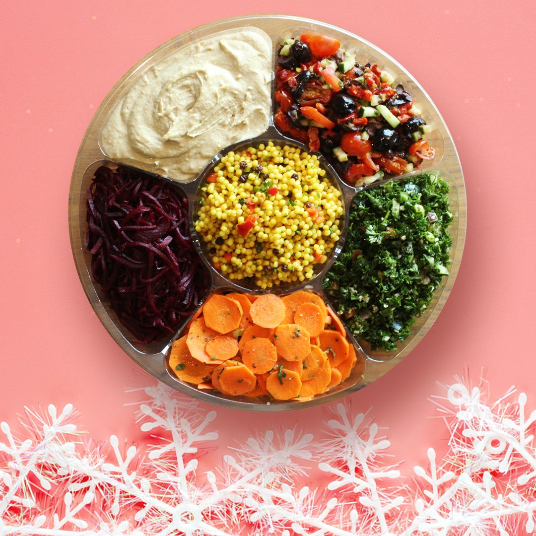 still looking for the perfect holiday meal? today is your last day to get a holiday pack before christmas! feed up to 10 people with 3 platters and two sides of rice and pita. we close early at 7 p.m. today so place your order now!