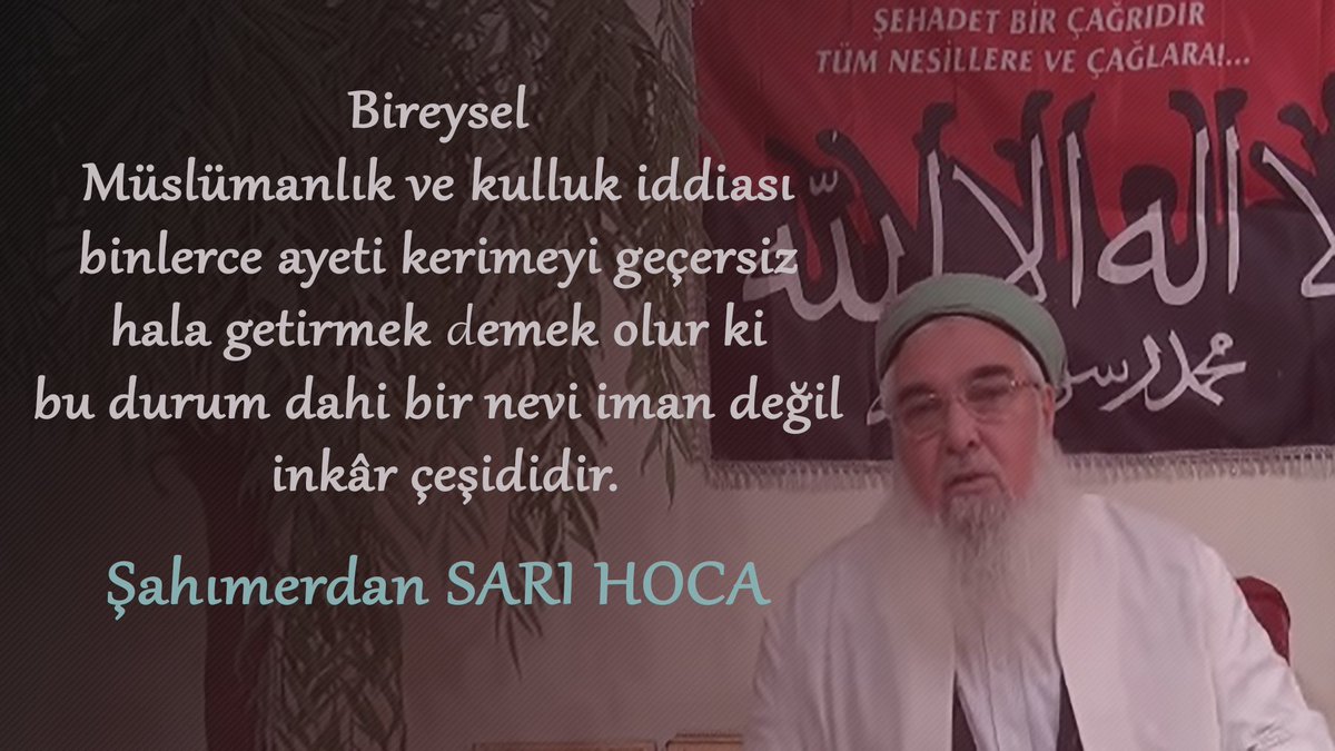 sjsisisojdjx's tweet photo. "Sabredenleri Müjdele"
Alim Şahımerdan Sarı Hoca Hakkı yazar Yüce Rabbim zalimlerin tuzağını bozar https://t.co/HAnM0JJZJ7