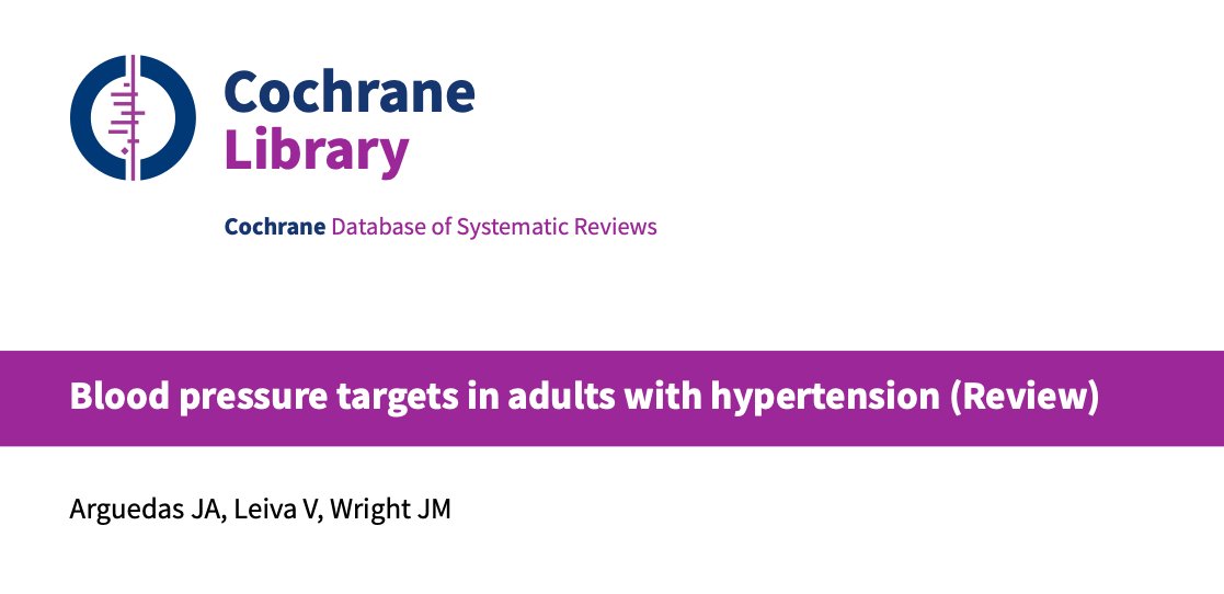 Cochrane Hypertension tweet media