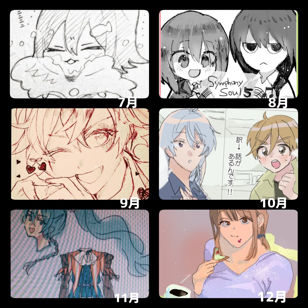 #2020年の絵を振り返る
絵柄の乱れは心の乱れだと思いませんか? 今年少し落ち着きがみられてそこはよいですね 