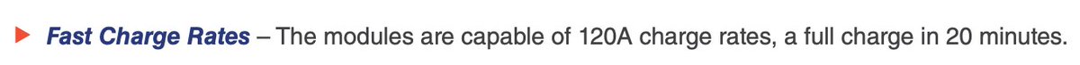 3/ Practically that means it could charge very quickly, but probably not great for a long range vehicle.