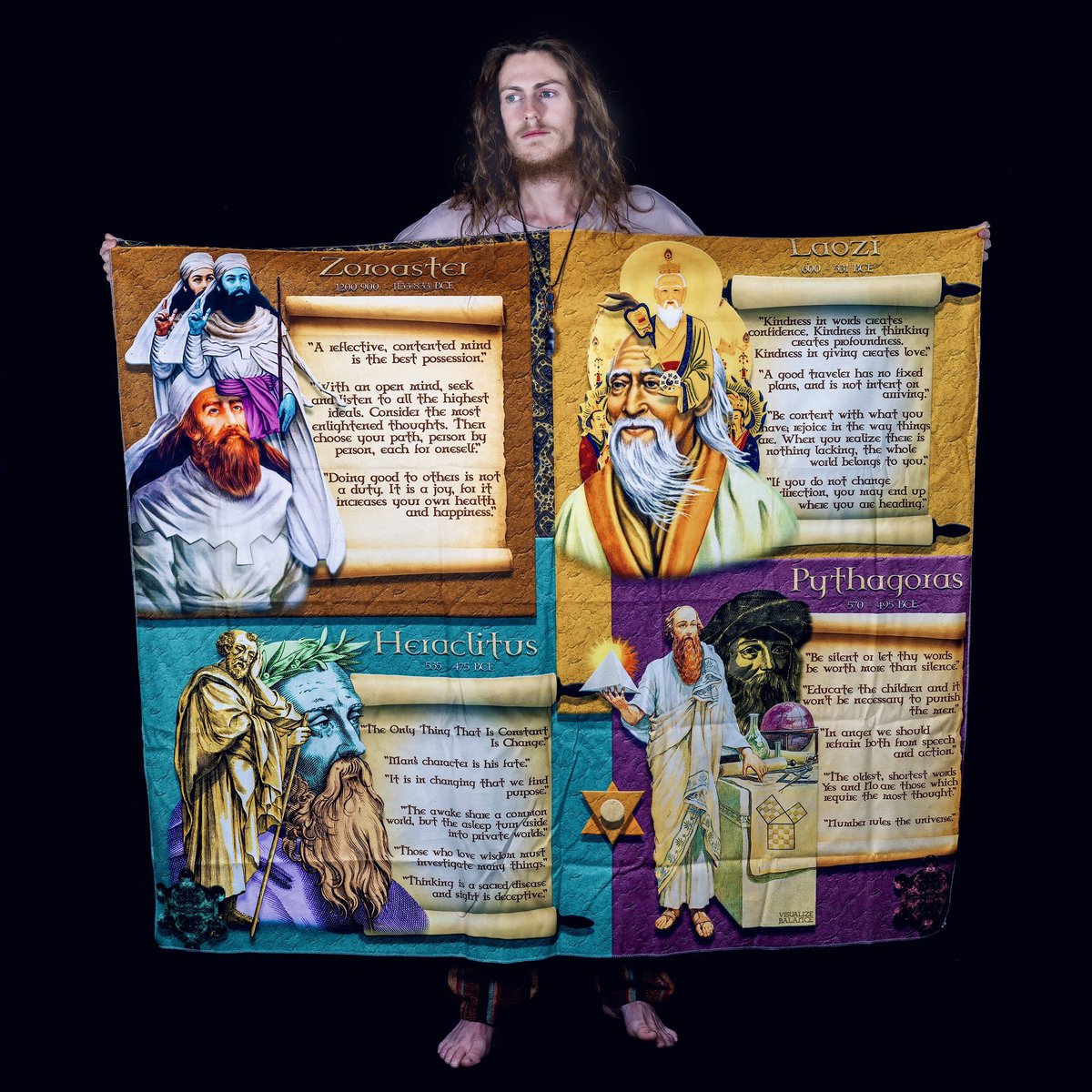BalanceVisuals's tweet photo. made these two tapestries , one in homage to Jim Morrison + one of philosophic affirmations .. 

https://t.co/aKgkvzuemh https://t.co/fw3sAs1qJm