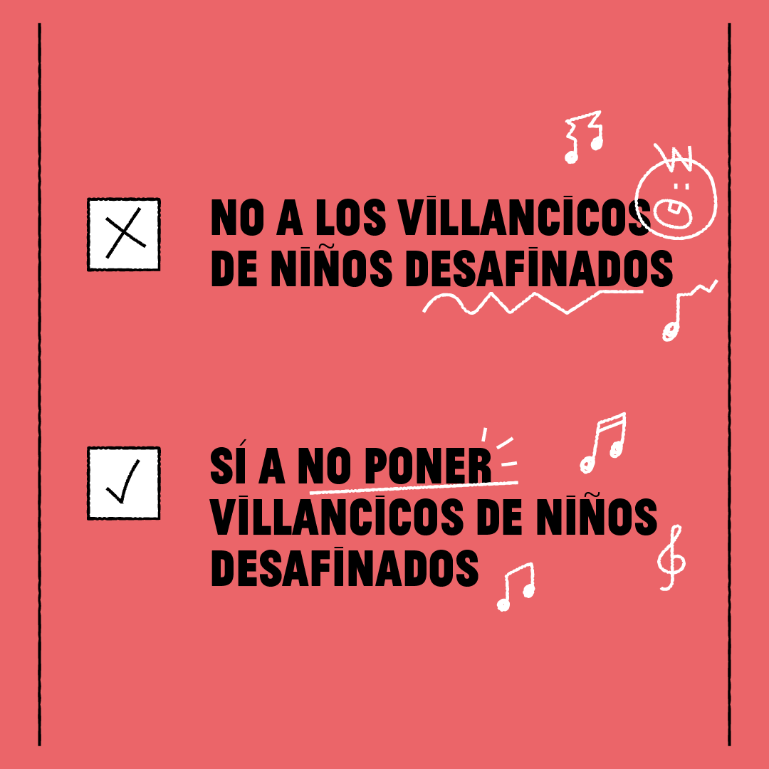 ¡Feliz Navidad! Favor de mandarnos una torta de recalentado y seguir estas indicaciones.