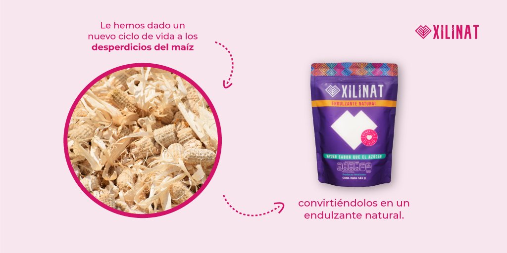 #Xilinat es una  #startup de jóvenes científicos mexicanos que crearon un endulzante hecho de #xilitol fermentado del #olotedemaíz 👇🇲🇽🌽