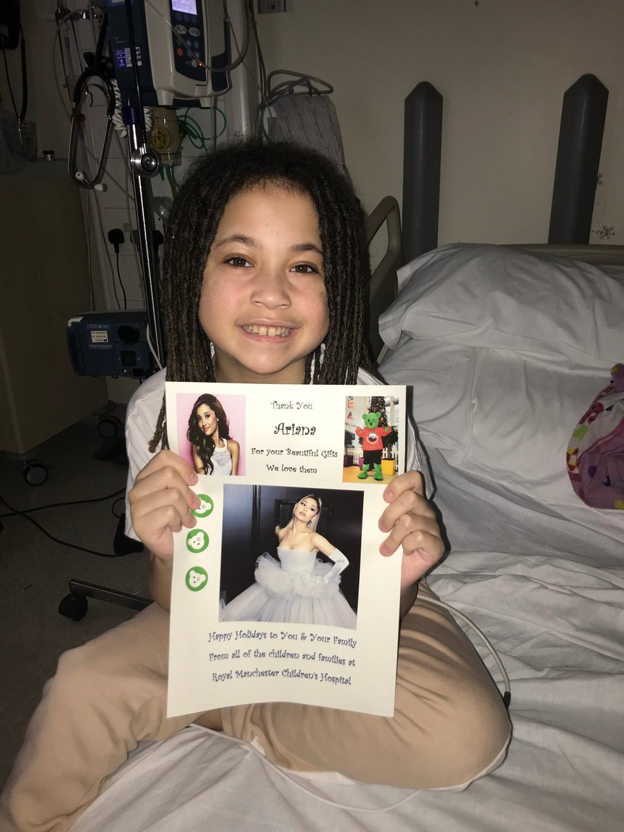 MFT_Charity's tweet photo. We are extremely grateful to @ArianaGrande for thinking of our young patients this Christmas. It means so much to us that the hospital is close to Ariana’s heart and that she has chosen to spread festive cheer by donating vouchers, toys and gifts for our patients 😊💚 https://t.co/TrANSBoFmp
