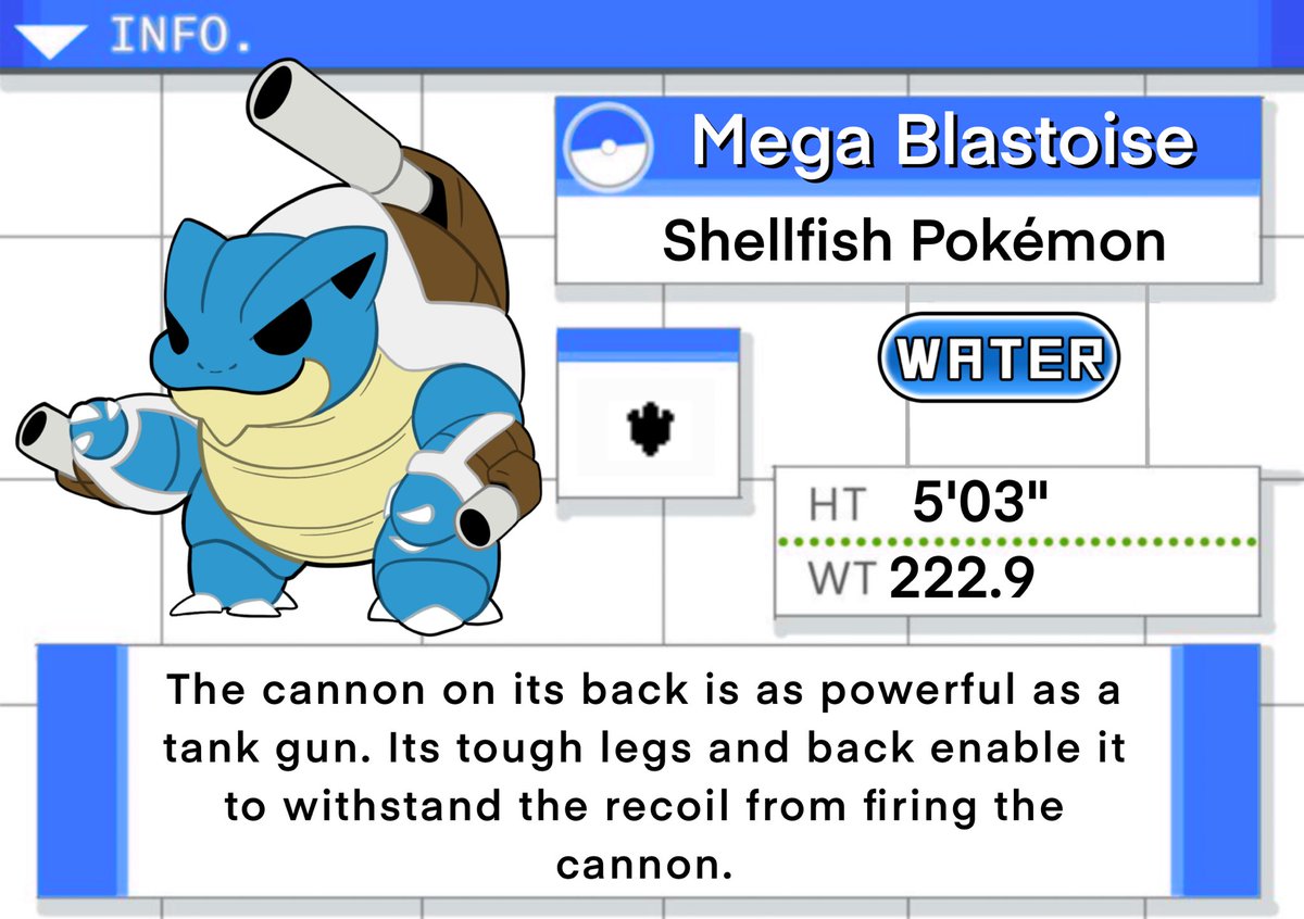 SpookyBooVT's tweet photo. #MegaBlastoise #SpookyBooDex https://t.co/d4i66iHsyu