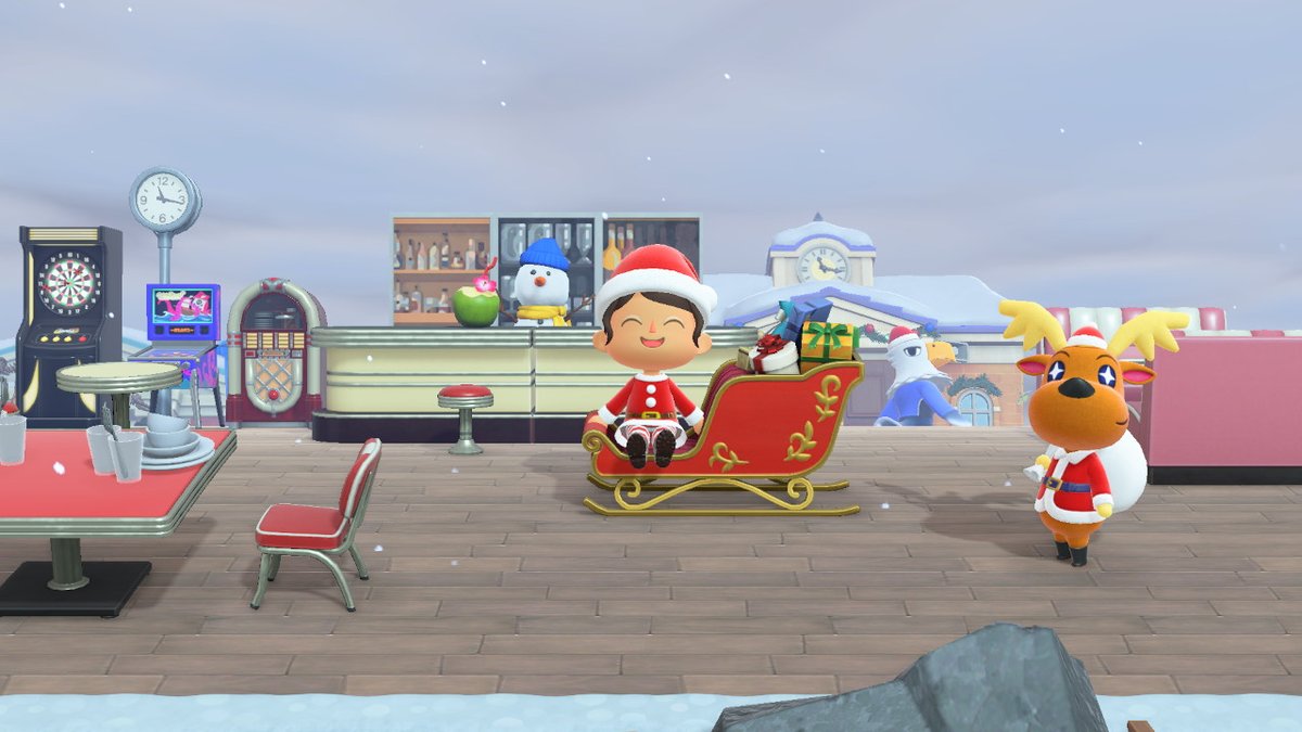 The_Catsnake's tweet image. Toy Day On AC Too Cute! Jingle All The Way! #AnimalCrossing #ACNH #NintendoSwitch