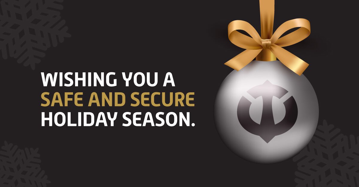 titansure's tweet photo. From our work family to yours - We would like to wish everybody a very safe and joyful holiday season.

Looking forward to 2021! 

#security #happyholidays #halifax #besafe https://t.co/SPchq01pwB