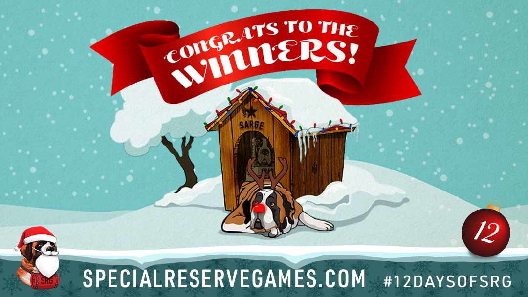 specialreserves's tweet photo. Thanks for coming on this journey of the #12DAYSOFSRG — our sweepstakes are over, and after we contact and confirm the winners we will announce them here and at our site. We wish you happy holidays, good health in your household, and a wonderful 2021! https://t.co/vtIKlrvK1q