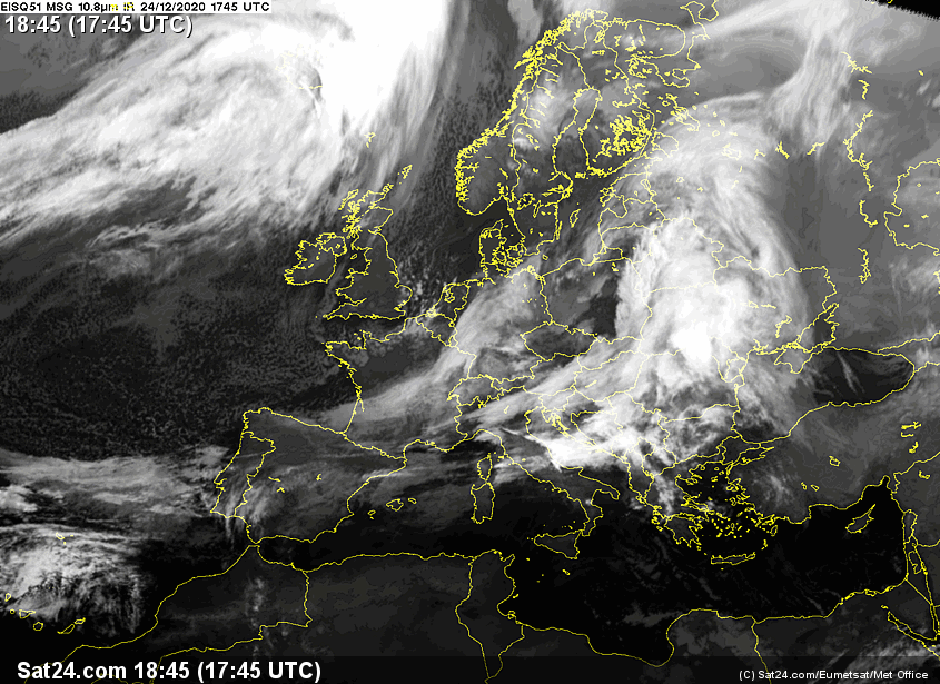 Europe_wx's tweet photo. Latest update of Europe pressure patterns and front (synoptic map), satellite image, temperatures and lightning activity https://t.co/OycoCyQlep
