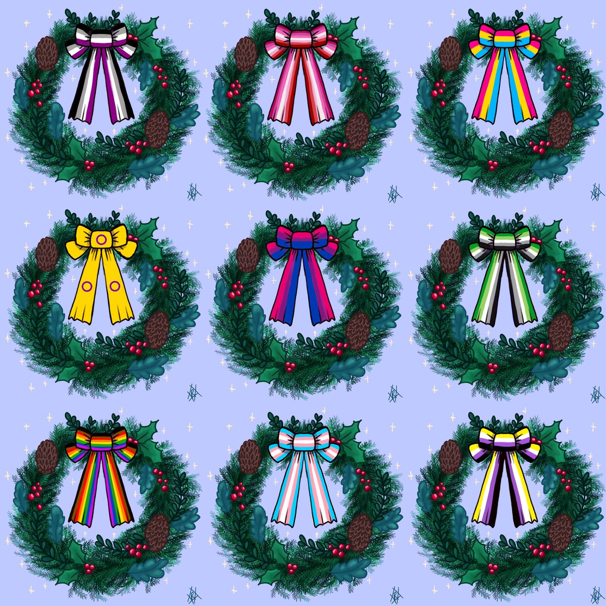 reptiliandroid's tweet photo. ✨ Festive #pride wreath 1/3
(swipe for more flags) 🏳️‍🌈
#lgbt #lgbtq🌈 #trans #transgender #transpride #intersex #bi #bipride #aromantic #asexual #nonbinary #enbypride #pansexualpride #lesbian #lesbianpride https://t.co/NOdg6IhERR