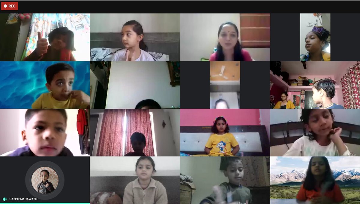 WalnutEducation's tweet photo. Walnut School focuses on building a strong language foundation. We regularly invite specialists to help us to maintain the delivery of quality education. Hence we collaborated with Aarati Marathe ma'am, for an exclusive Marathi storytelling session for our Std. 1 to 3 students! https://t.co/Jn2XrtFjTn
