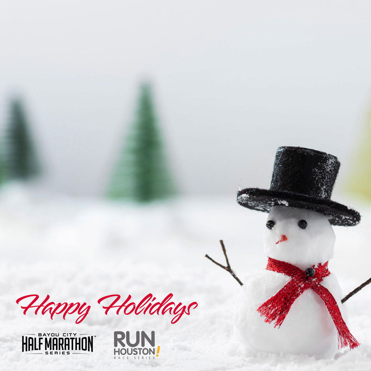 From our family to yours, wishing everyone a safe and happy holiday this season ❄️ #RunHoustonRaceSeries #Bchalfseries #HappyHolidays