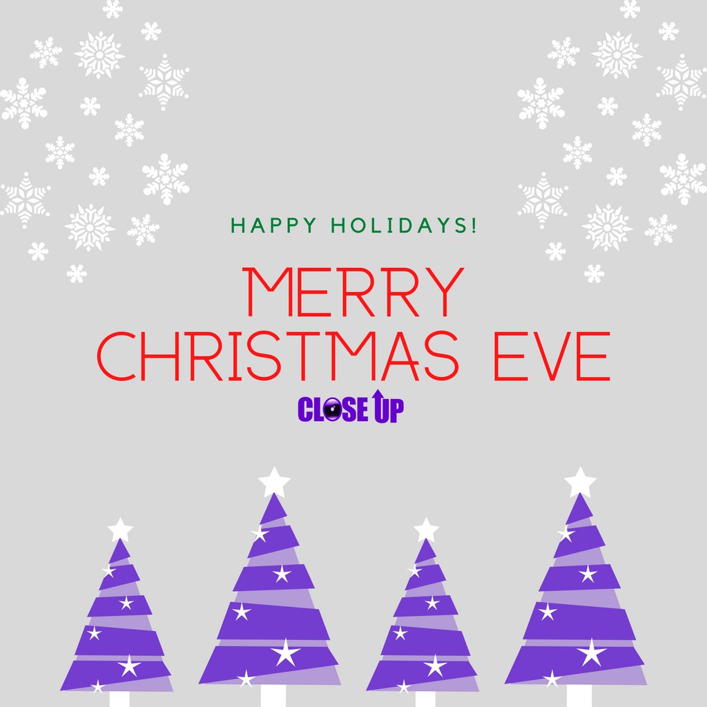 closeuptv_'s tweet photo. It's Christmas Eve! ❄️🎄⁠
#CloseUpTV https://t.co/5kql75GocX