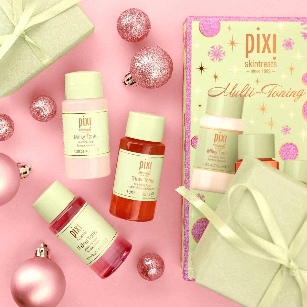 PIXIBeauty's tweet photo. โจ #GiftandGlow Giveaway Day 7 โจ Enter to win our limited-edition Multi-Toning kit in just three easy steps:
1) Follow us: @PIXIBeauty
2) Like this post
3) Share your Pixi #MultiToning routine with us in the comments below https://t.co/3Le7DJELz9