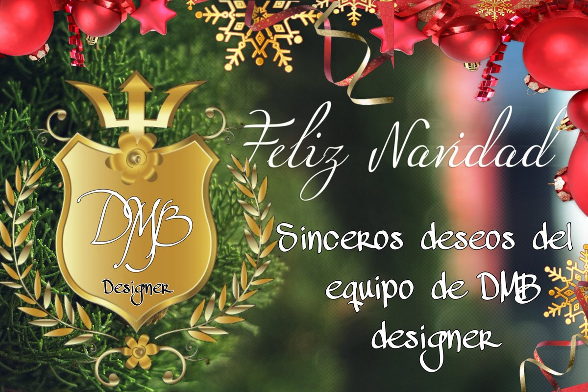 Es tiempo de paz, amor y esperanza. ¡Nuestro equipo de trabajo de Creaciones DMB designer, les deseamos una Felíz Navidad! #DMBdesigner
