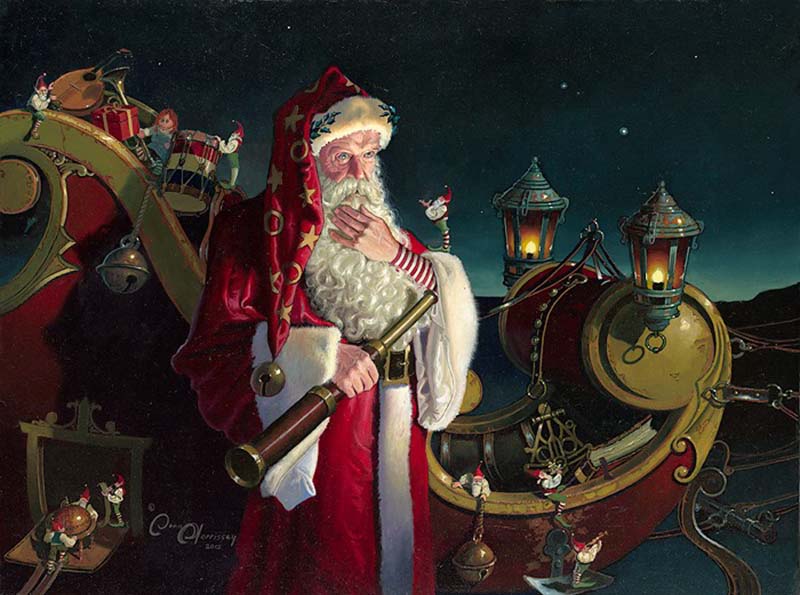 PicThisGallery's tweet photo. Positive PictureThis of the day. 🎅
Santa Packed and Ready to go! by Dean Morrissey. 
Wishing you and your family a Merry Christmas.
~ From all of us at Picture This 
.
.
#christmas2020  #yeg #shpk #strathconacounty #strathcona 
y https://t.co/h2u5wgFvGz