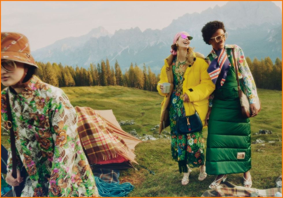 3/  @gucci x  @thenorthface Is there anyone who can stop Gucci's Alessandro Michele? What an anomaly. Like Aimé, when you think Gucci's at its peak, there's always something else...Lookbook here: https://www.harpersbazaar.com/fashion/designers/a35044734/gucci-the-north-face-collection/