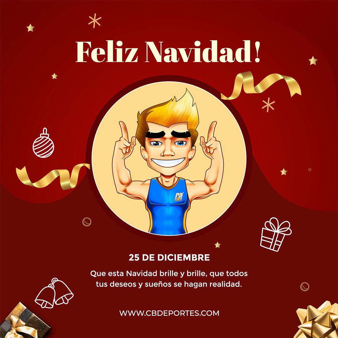 CBDeportes's tweet photo. ✨ ¡FELIZ NAVIDAD! ✨

🎄 Que esta Navidad brille y brille, que todos
👉 tus deseos y sueños se hagan realidad.

🙌 Es nuestro maximo deseo
⚡ https://t.co/QWsKUG0DBt
.
.
.
#navidad #christmas #love #merrychristmas🎄  #natale #amor #feliznavidad #argentina
#cbdeportes https://t.co/brVBL0stx8