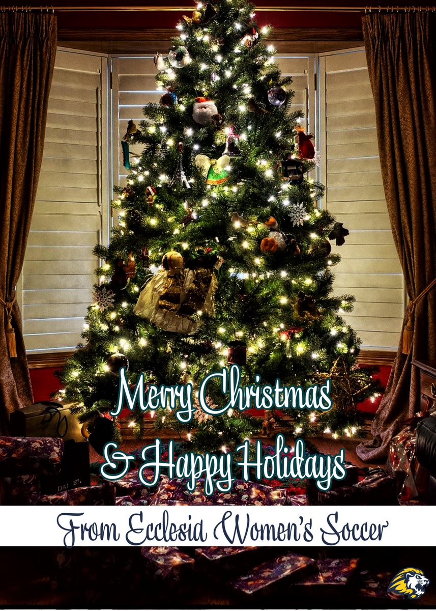 Merry Christmas and Happy Holidays from your Ecclesia Women’s Soccer Family! We hope everyone has a wonderful time with family and friends! #goroyals