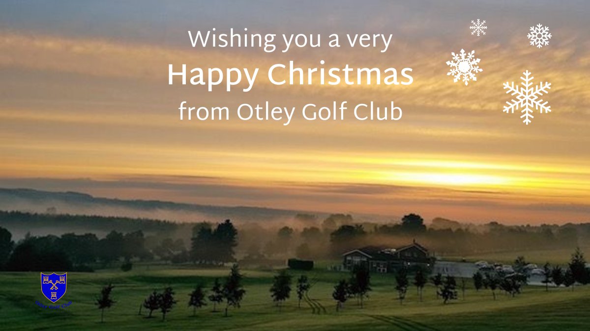 We would like to wish all our members, guests, visitors and friends a very Happy Christmas and a prosperous 2021.
#otley #visitotley #yorkshire @YUGCUK @OtleyGCProShop @OtleyGc @visitotley