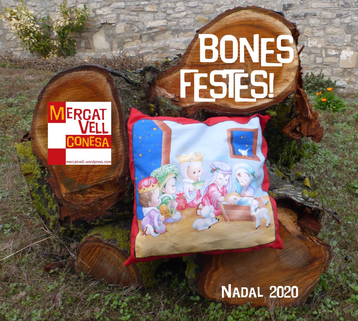 MercatConesa's tweet photo. Benvolgudes, benvolguts! Des del Mercat Vell de Conesa desitgem poder retrobar-nos ben aviat pels carrers de Conesa, veure'ns les cares, regalar-nos somriures, abraçar-nos, fer-nos petons...! MOLT BONES FESTES A TOTS I A TOTES! https://t.co/Egkb9D1GvQ