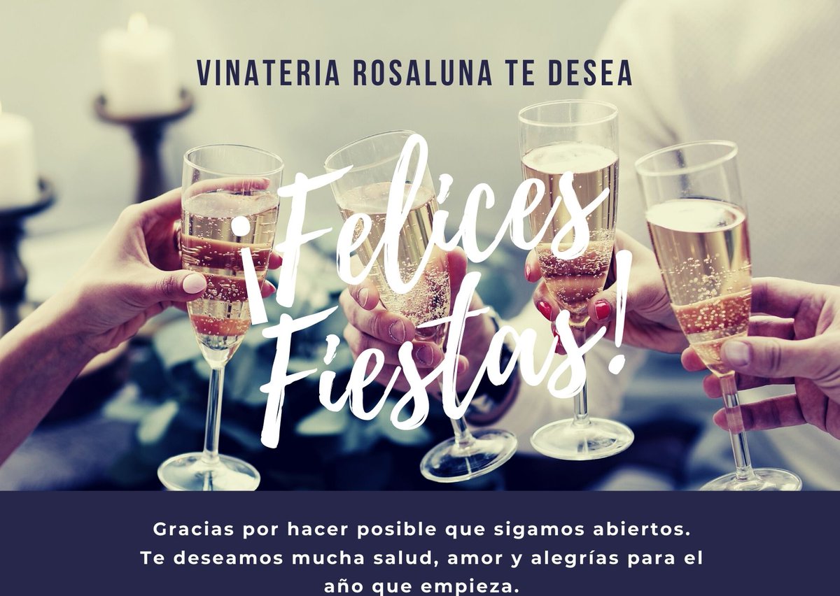 ¡Felices fiestas! Gracias a todos por hacerlo posible.

#winelovers #foodlove #FelizNavidad