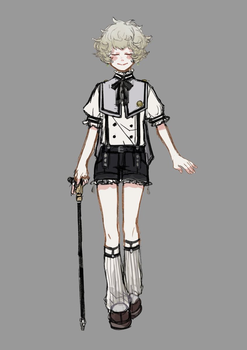 合唱団一人先に外見固まりそうだったのでメモ 可愛いぞ かわいい つゆきのイラスト