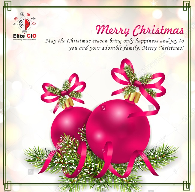 elitecio's tweet photo. COVID-19 affected our lives in untold ways &amp; we are a part of a strong community that supports each other to accomplish great things. It is the power of this community that will propel us to better times ahead.

Elite CIO Council Wishing you and your family Merry Christmas! https://t.co/MJ7eoewH9L