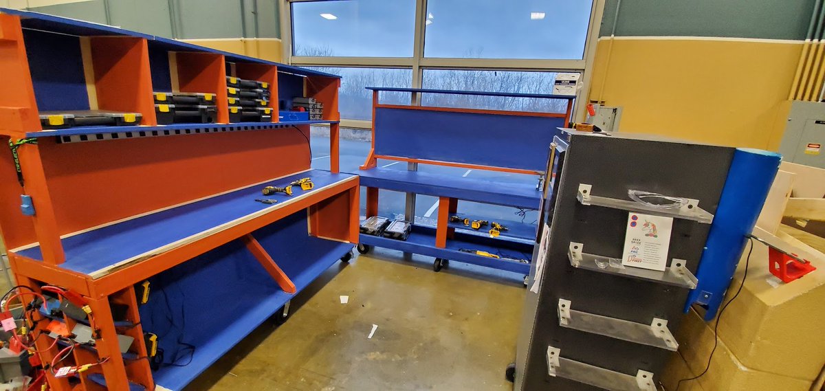 Team5484's tweet photo. The first #ThrowbackThursday of winter break from #Team 5484!
Last year, all of our team members helped build and paint a brand new pit! Awesome job guys ☺️!
#RoboticsThrowback #TBT #IndianaFIRST #FIRST #FRC #Robotics #engineering #STEM #CASB #stemsquad #students #highschool https://t.co/4TxWkpPXql