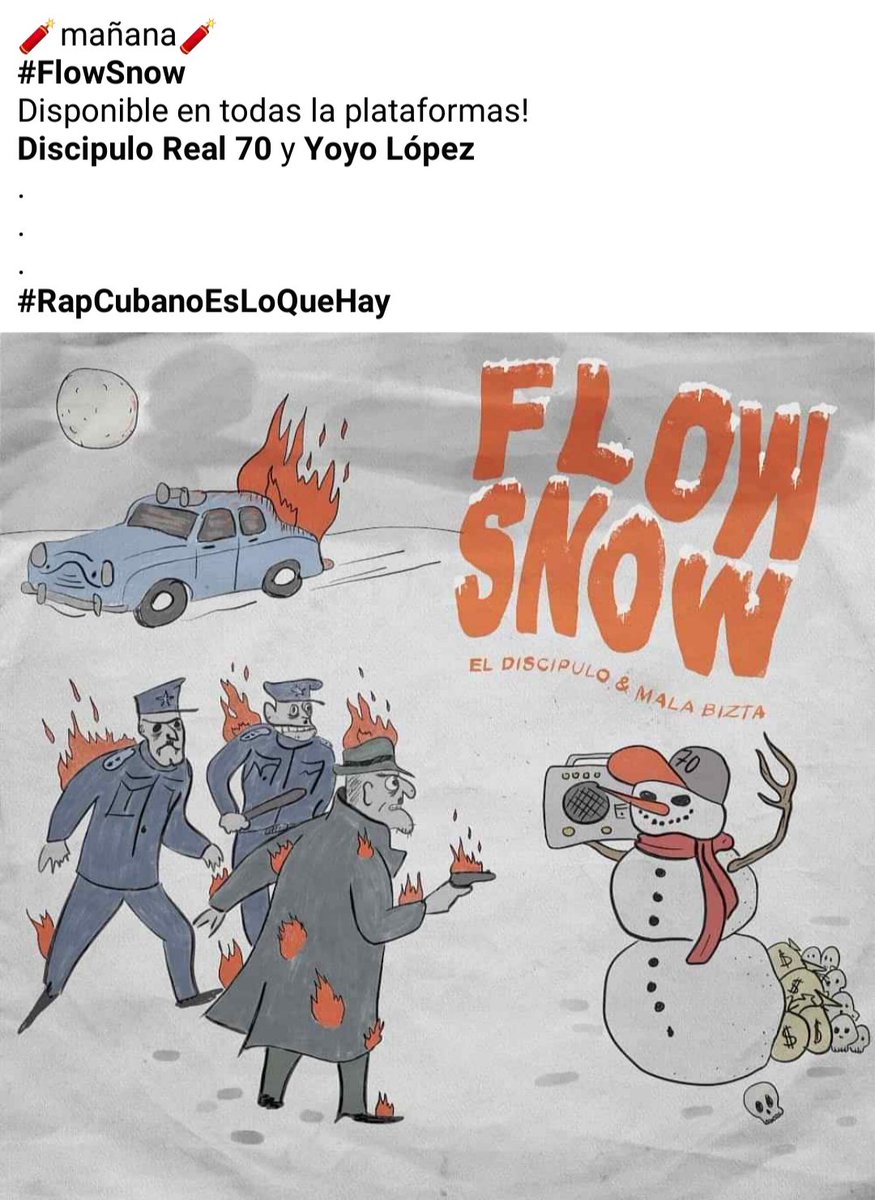 Alejand88164003's tweet photo. #DiscipuloReal70
#ManoArmada
#FlowSnow
#RapCubanoEsLoQueHay https://t.co/14DEtr9eU1