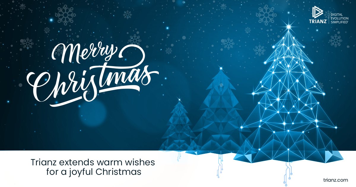 trianz's tweet photo. Whether it’s overeating, watching holiday movies, playing board games, or spending quality time with family and friends – you totally deserve it! Happy holidays from our families to yours. #MerryChristmas https://t.co/FHCE2ddw11