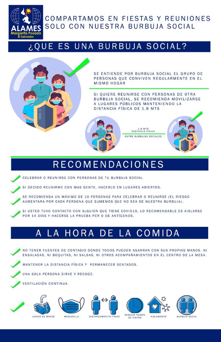 AlamesMP's tweet photo. Recuerda no bajar la guardia cuando celebres o te reunas. #ALAMES #ALAMESMP https://t.co/T9JpiXgqec