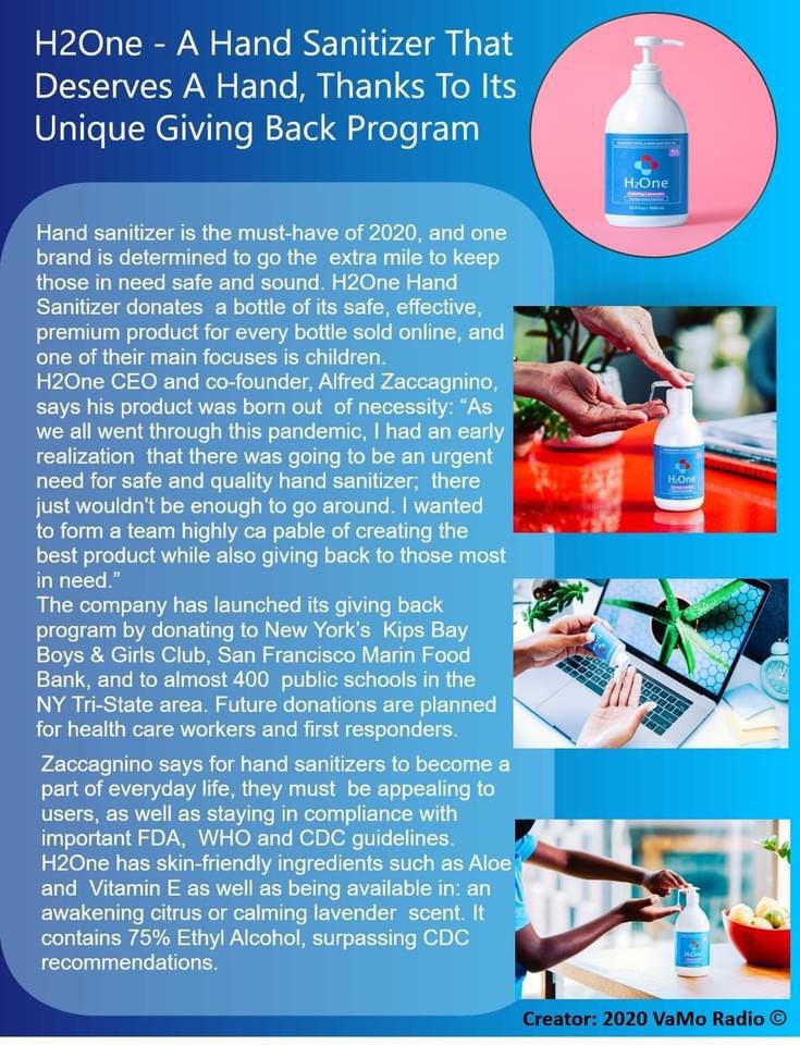 ruthi_davis's tweet photo. @H2ONECare CEO & Co-Founder #AlfredZaccagnino is making a global impact with his #H2OneforOnePromise #GiveBackProgram. Read more about it here in @pozeproductions #pozemagazine
@ConnectYouToday #ICT @a_zaccagnino
https://t.co/Y5AephP7n9 https://t.co/r28MsDYuxJ