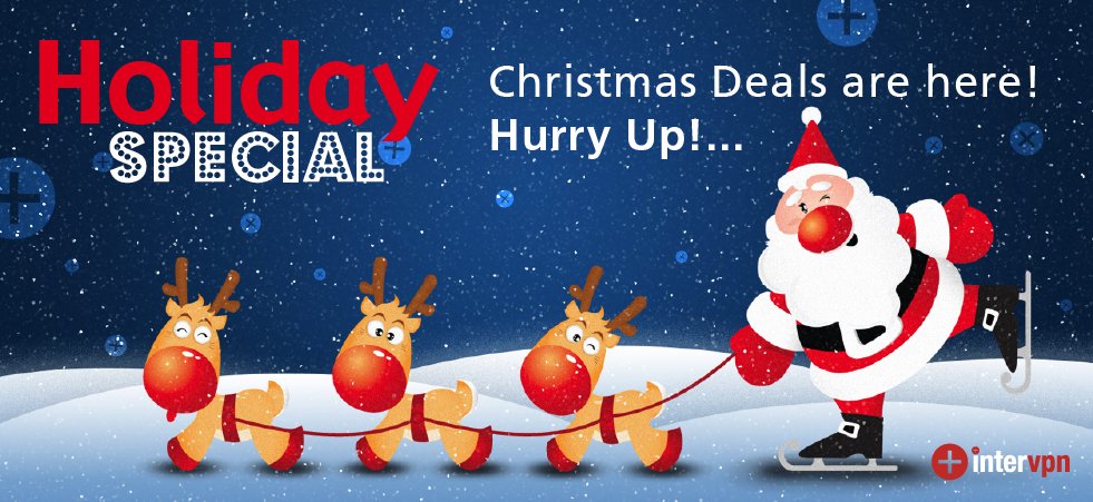 interVPN's tweet photo. #Christmas2020 is already here!
10 Best #VPN #Xmas #Deals for a Limited Time!

➡ https://t.co/zbdyvN6cqH

Get secure and private access to the internet.

#xmas2020 #giveaway #win #gift #Holiday #Sales #CyberSecurity #dataprivacy #BigData #privacy #NCT127 #holidays2020 #clouds https://t.co/FRC02zz0ft