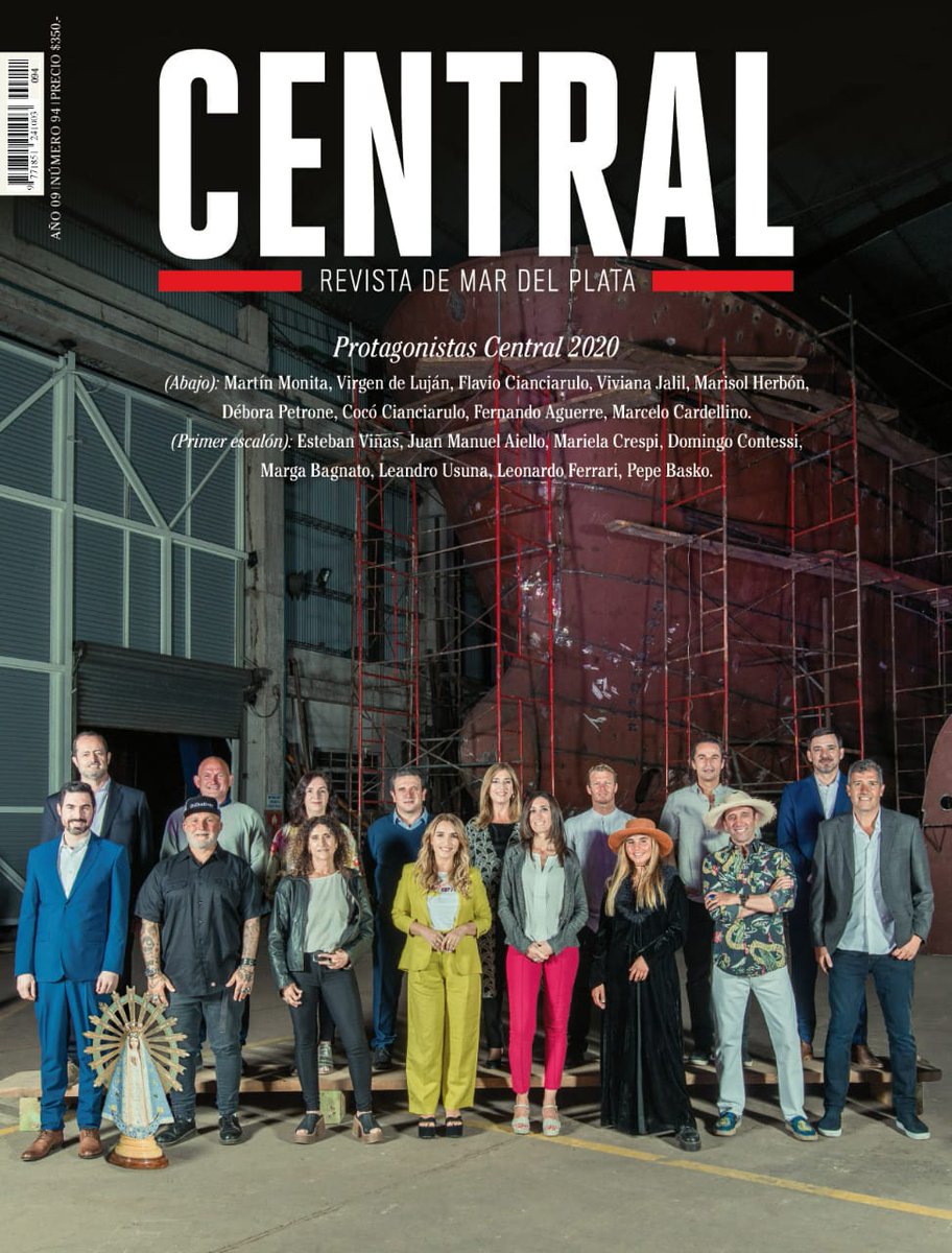 la Tapa de <a href="/RevistaCentral1/">Revista Central</a> #94 con los "Protagonistas 2020", imperdible !

la edición completa p descargar y compartir en: revistacentral.com.ar 

#VamosMardelPlata👍

@telefemdp <a href="/alecontessi/">Ale Contessi</a> <a href="/Vitocontessi/">Vito Contessi</a> <a href="/martinmonitaok/">Martín Monita</a> @agenciamonita <a href="/CambiodePasomdp/">Cambio de Paso</a> <a href="/Crecermdp/">Crecer</a> <a href="/mariherbon/">Marisol Herbón</a>