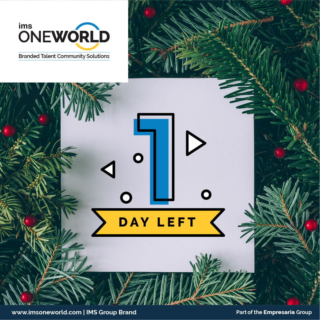 IMSoneworld's tweet photo. Christmas is almost here! Are you ready to step up your recruitment game?
.
.
.
#CountdowntoChristmas https://t.co/LzIic9JHBJ