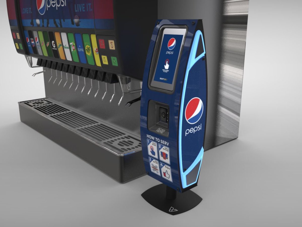 Draftserv's tweet photo. DraftServ's real time data and controlled unattended technologies are UL, FCC, and NSF approved in order to meet compliance with any dispenser manufacturer.  Digital dispensers like the @PepsiCo Spire models allow us to easily embed our technology. Just Plug, Pay, Pour! https://t.co/bOAxs0o15M
